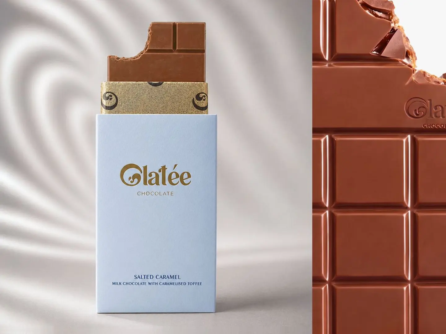 Chocolate Bar With Salted Caramel