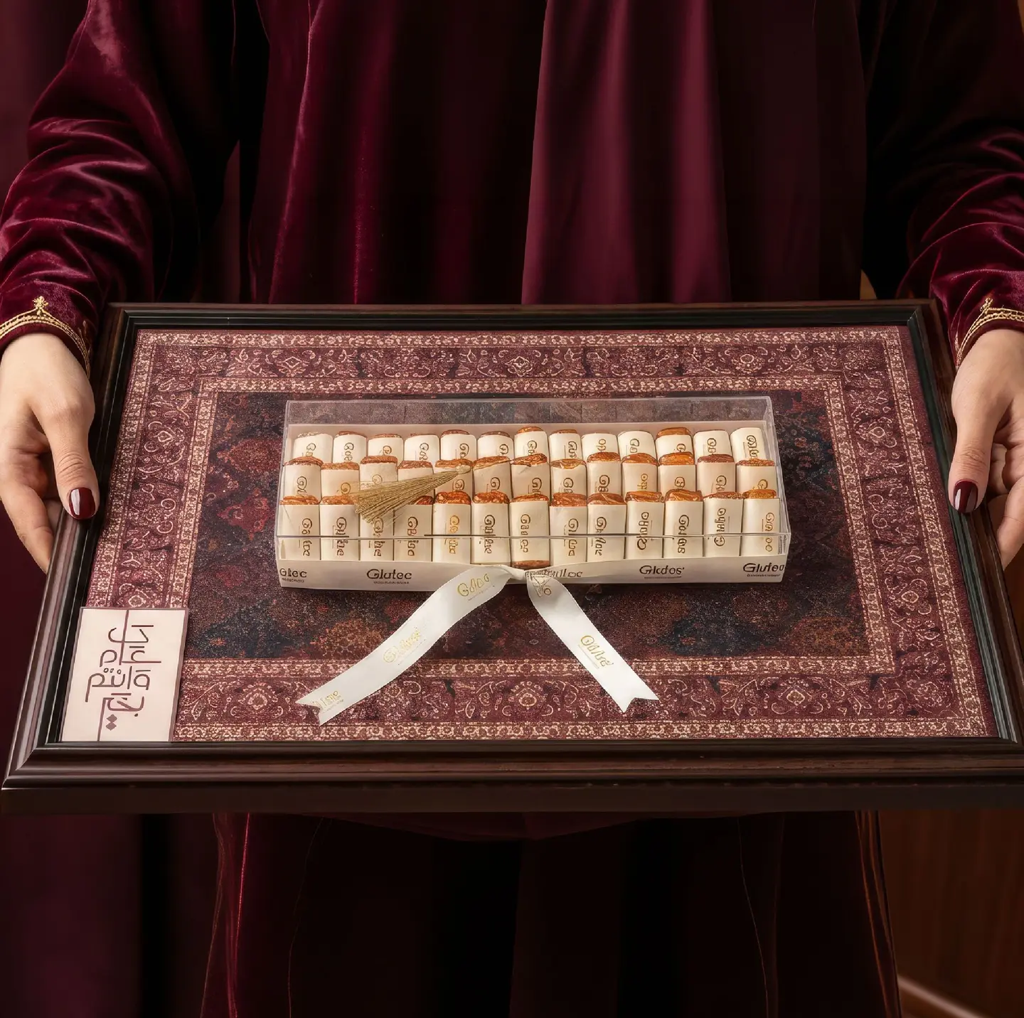 لوحة كريب دانتيل فاخرة