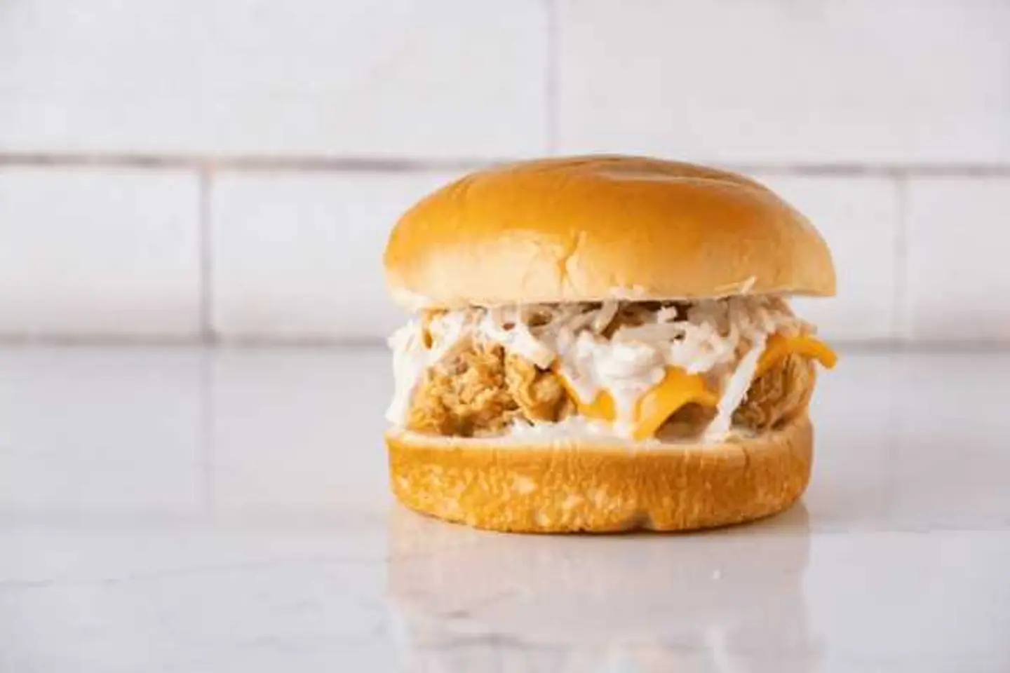Coleslaw Chicken Burger.