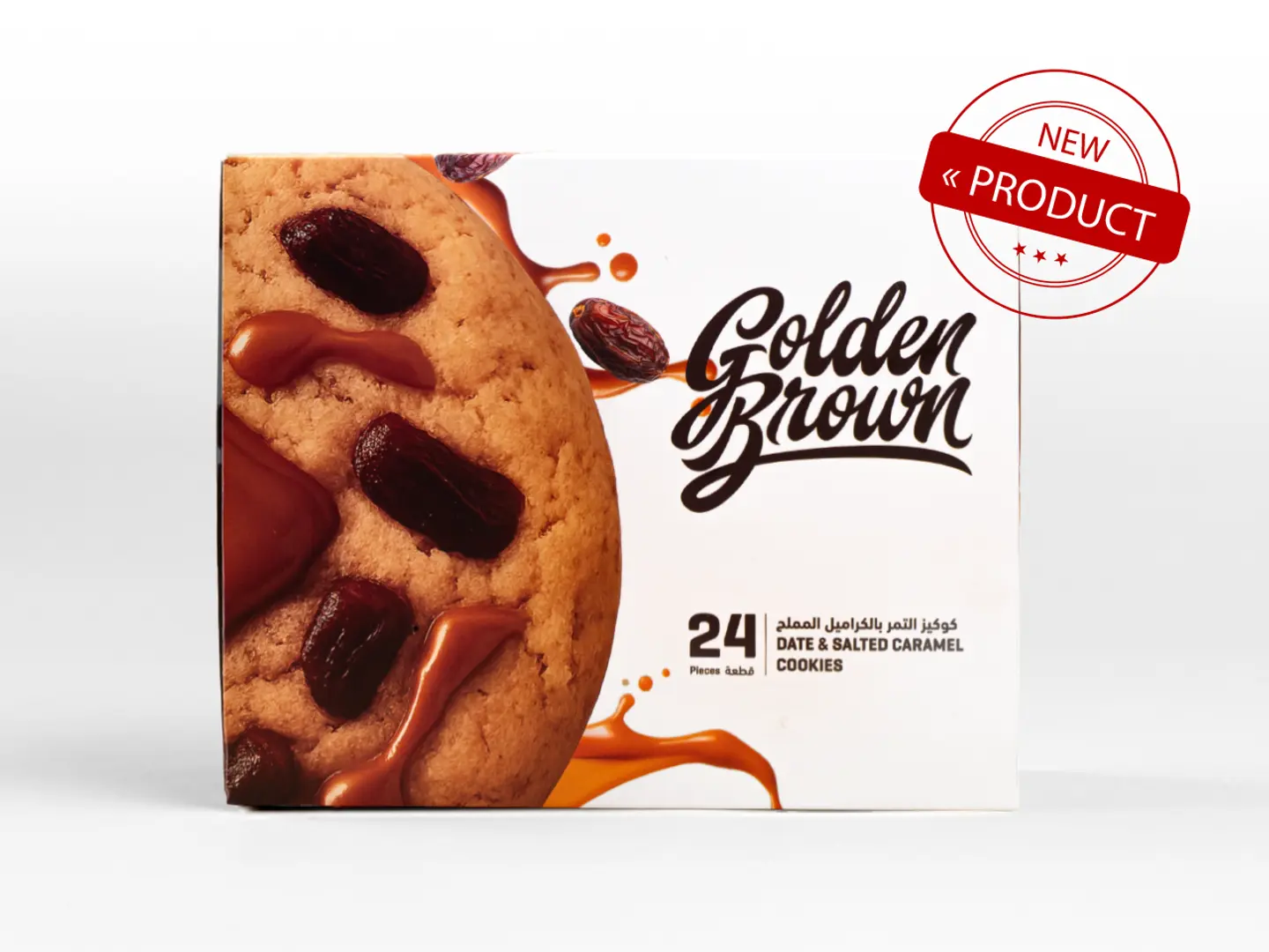 Date And Salted Caramel Cookies (24 Pcs)