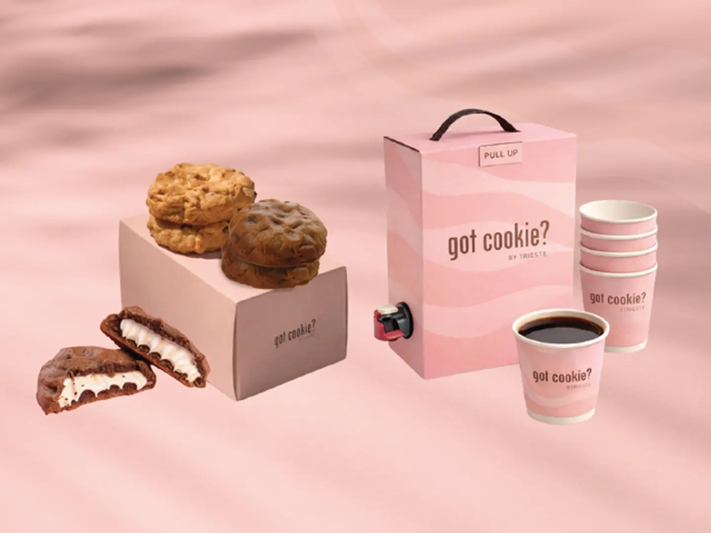 Mix Cookies With Coffee Of The Day Thermos