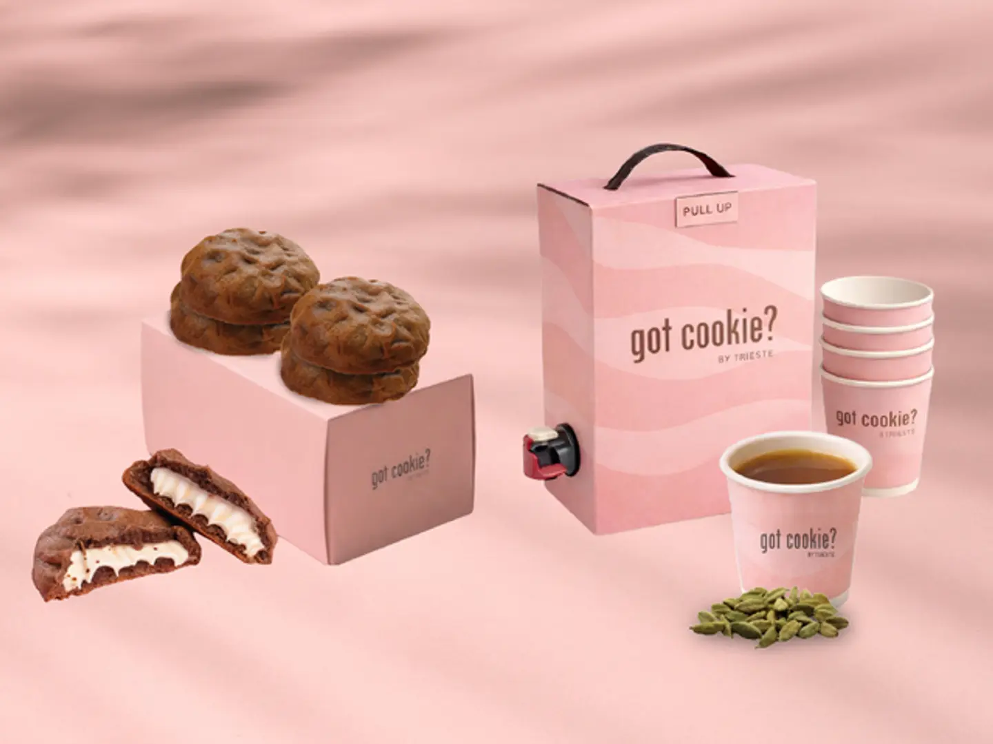 Cookies 5 Pcs With Coffee Of The Day Thermos