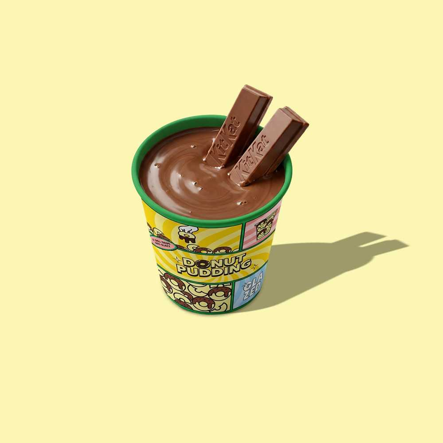 Kit Kat Pudding Donut