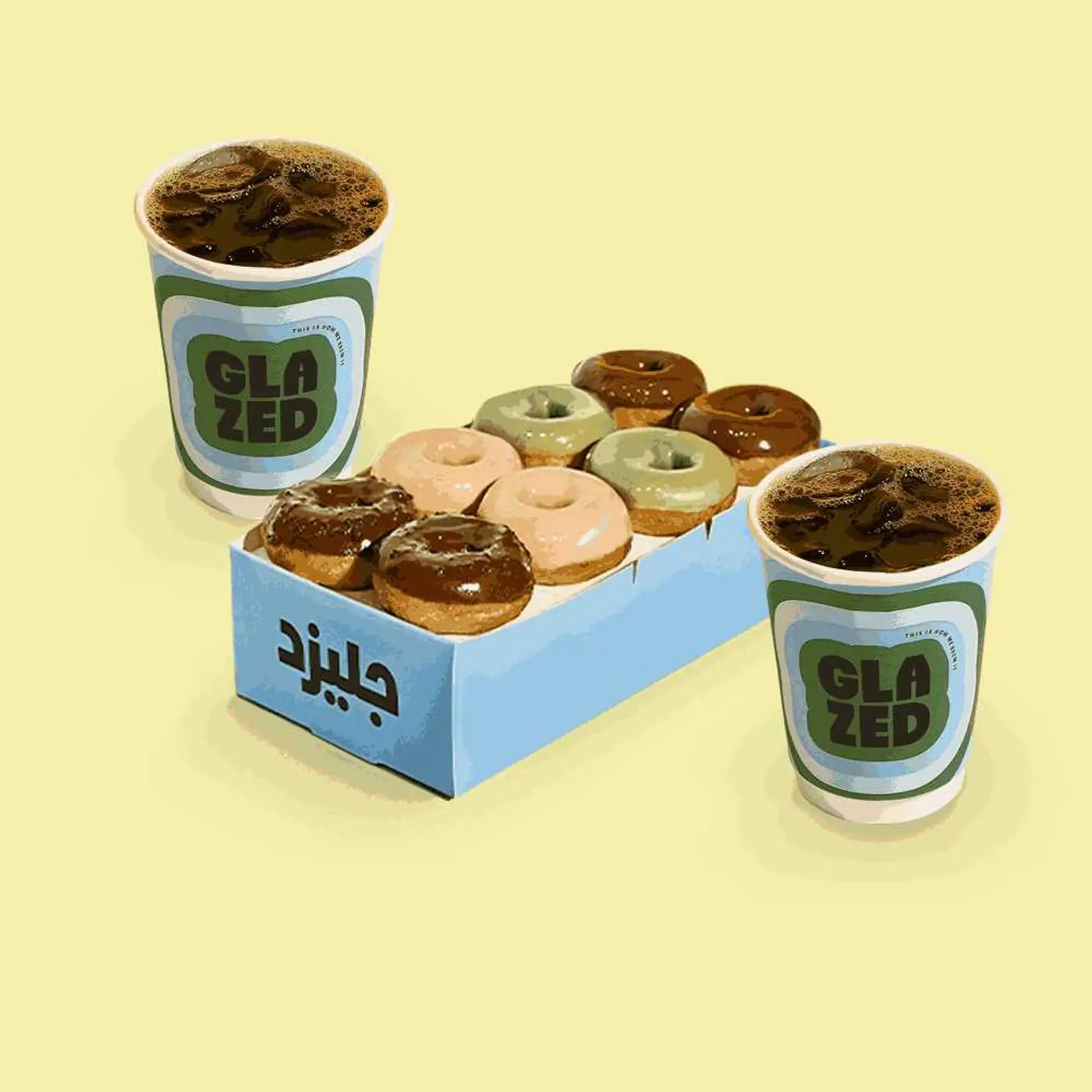 Box Off 8 Pieces With 2 Coffe Of The Day L
