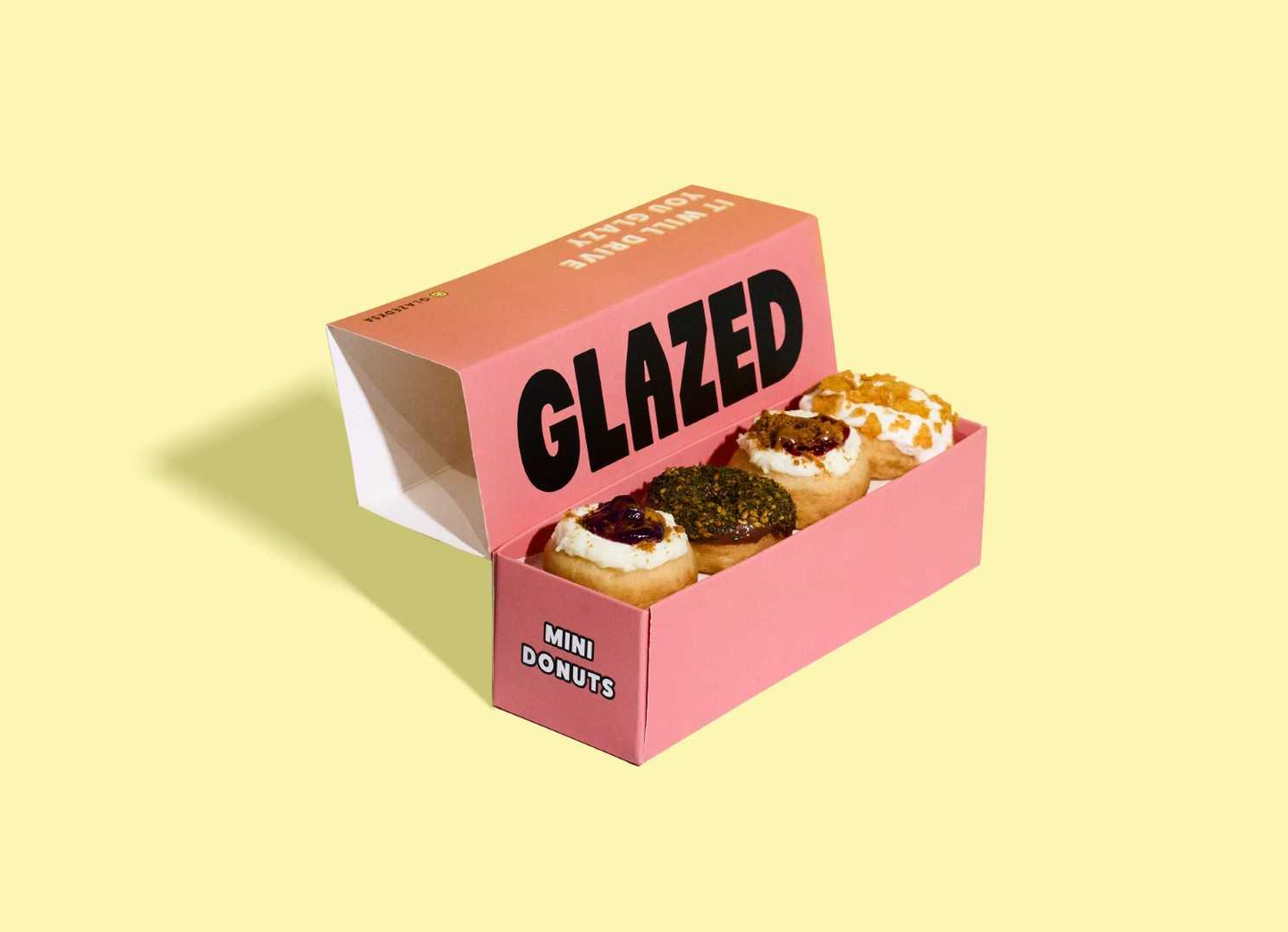 Glazed 4 Pes With Toppings