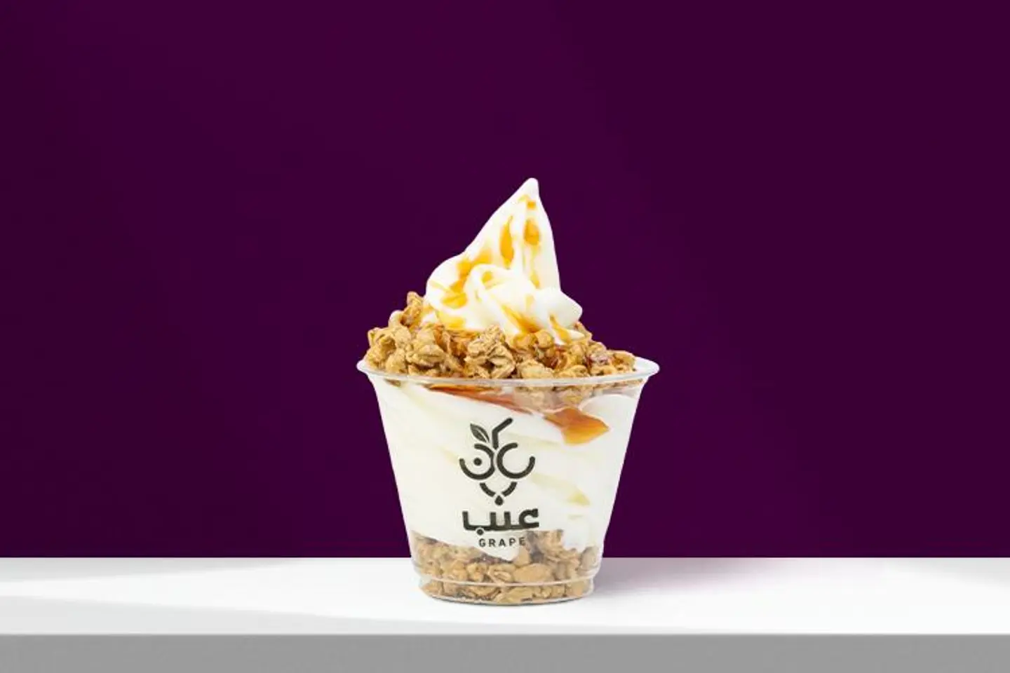 Granola With Honey Frozen Yogurt