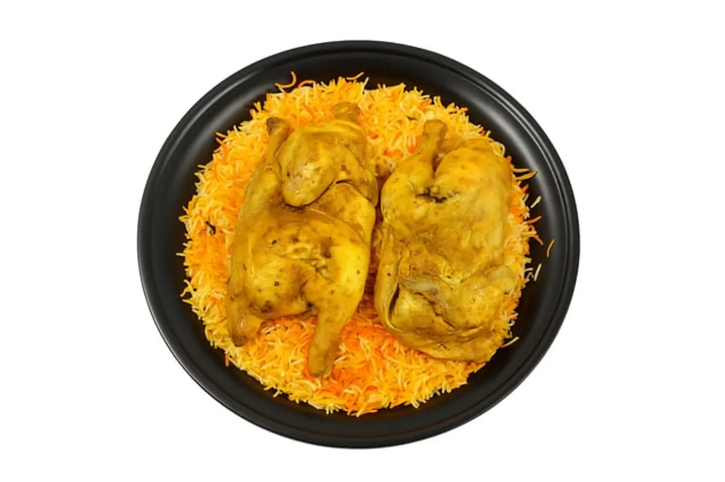 حبة دجاج حنيذ مع الرز