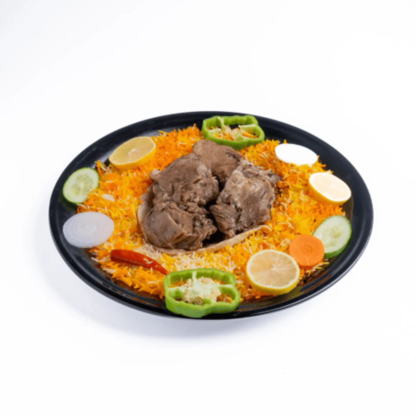 نفر لحم مكتوم حضرمي مع الرز