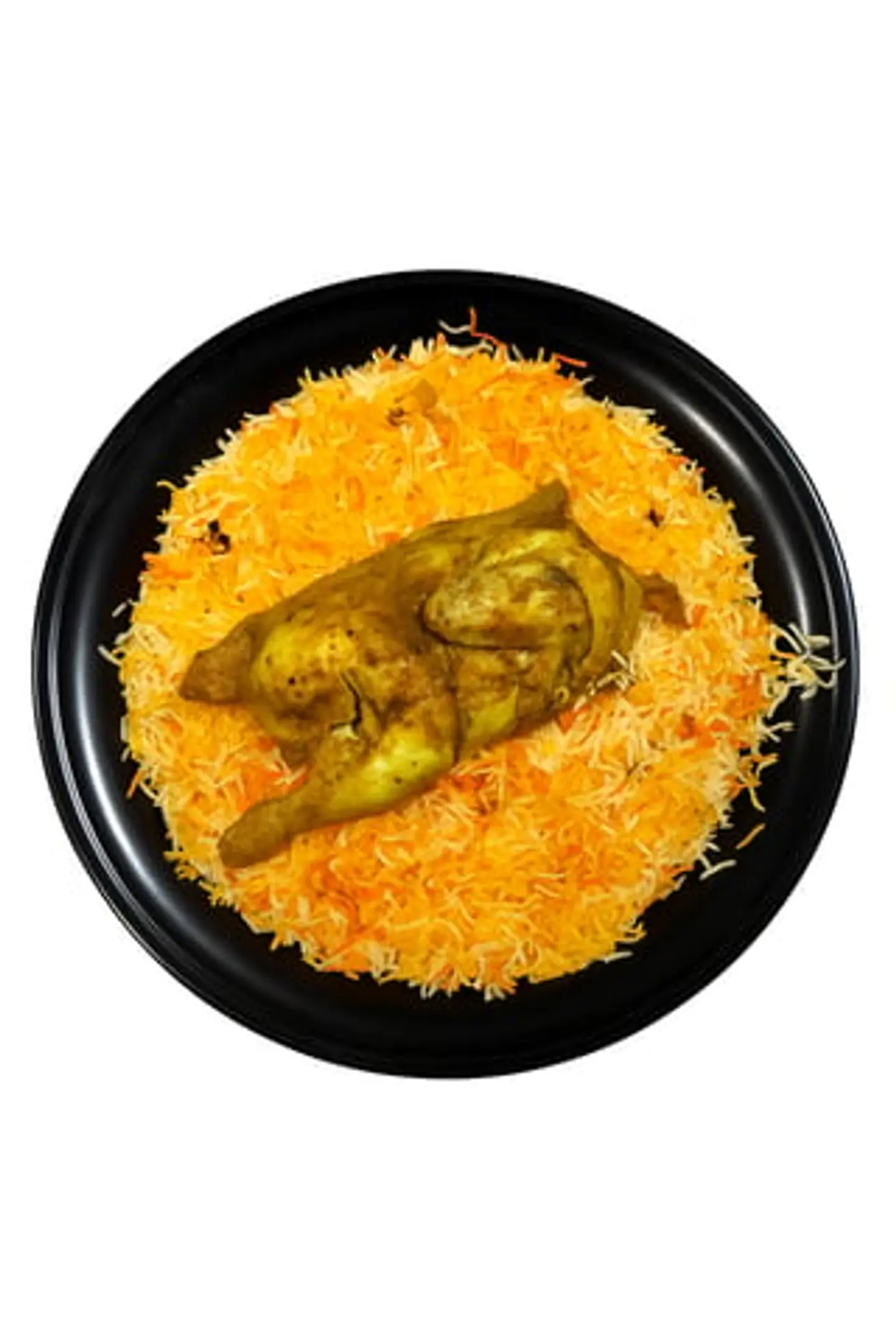 نص دجاج حنيذ مع الرز