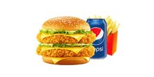 Double Zinger Burger Meal