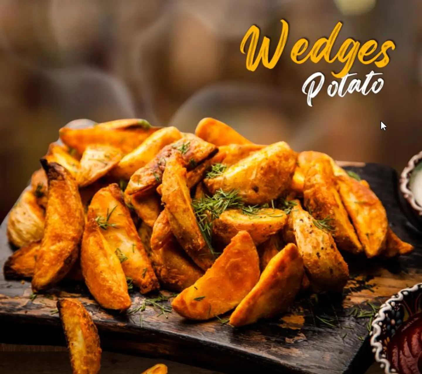 بطاطس اجنحة مقلية