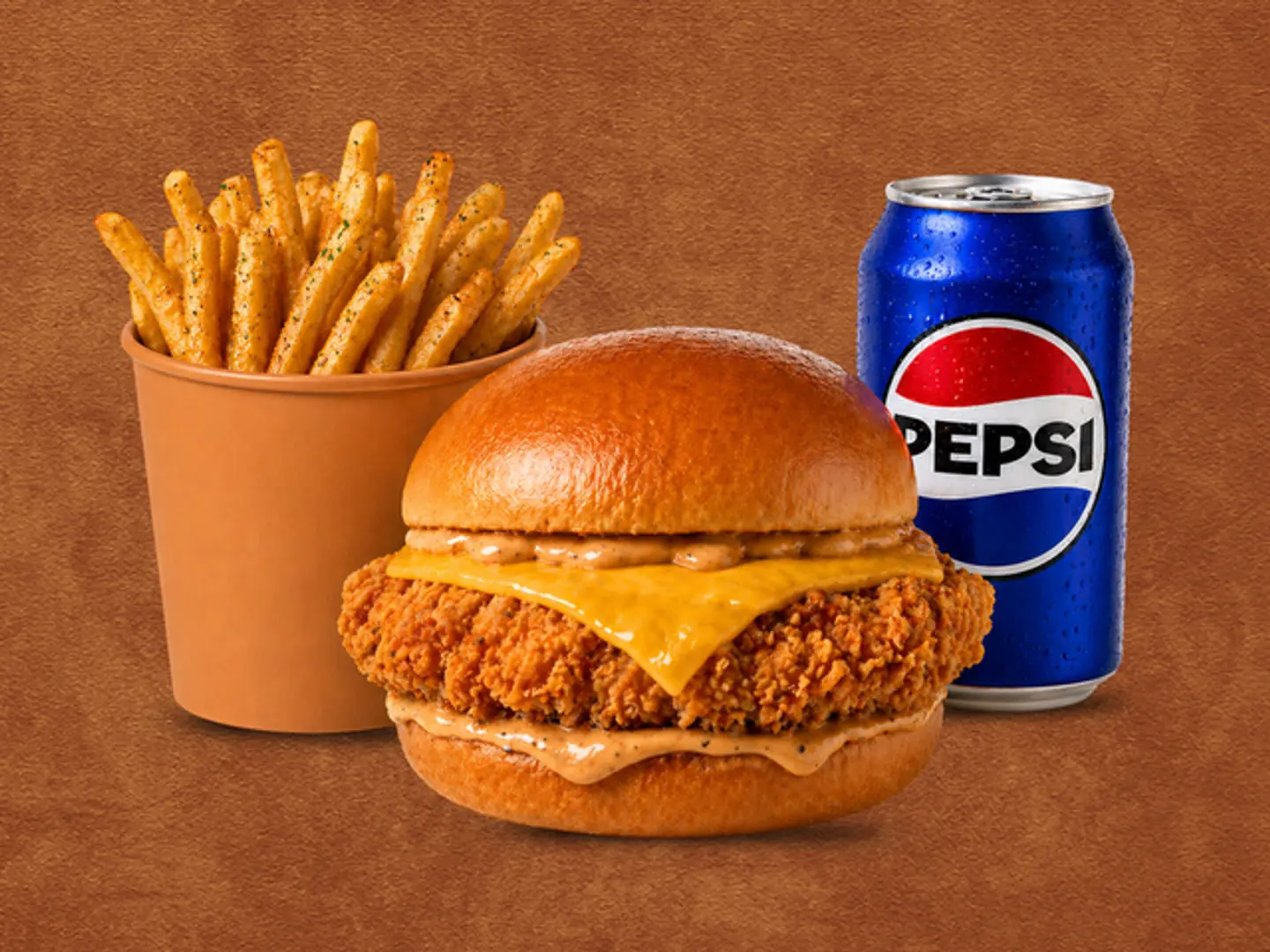 Chicken Burger Combo