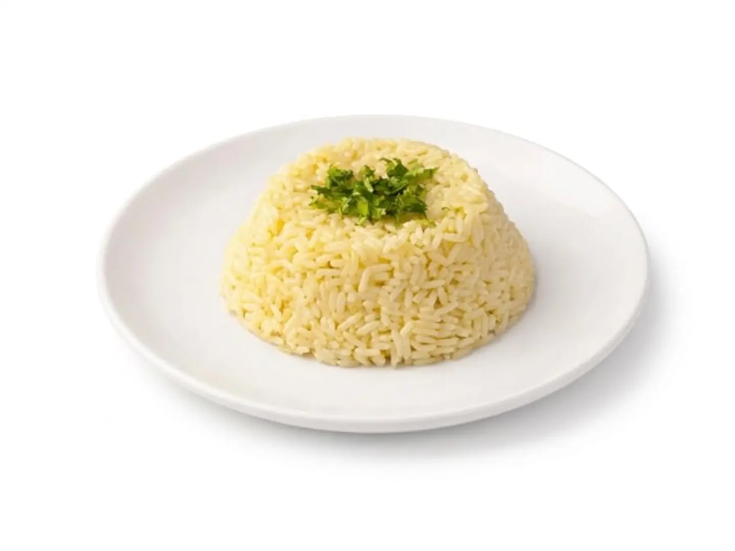 أرز أبيض بالكزبرة
