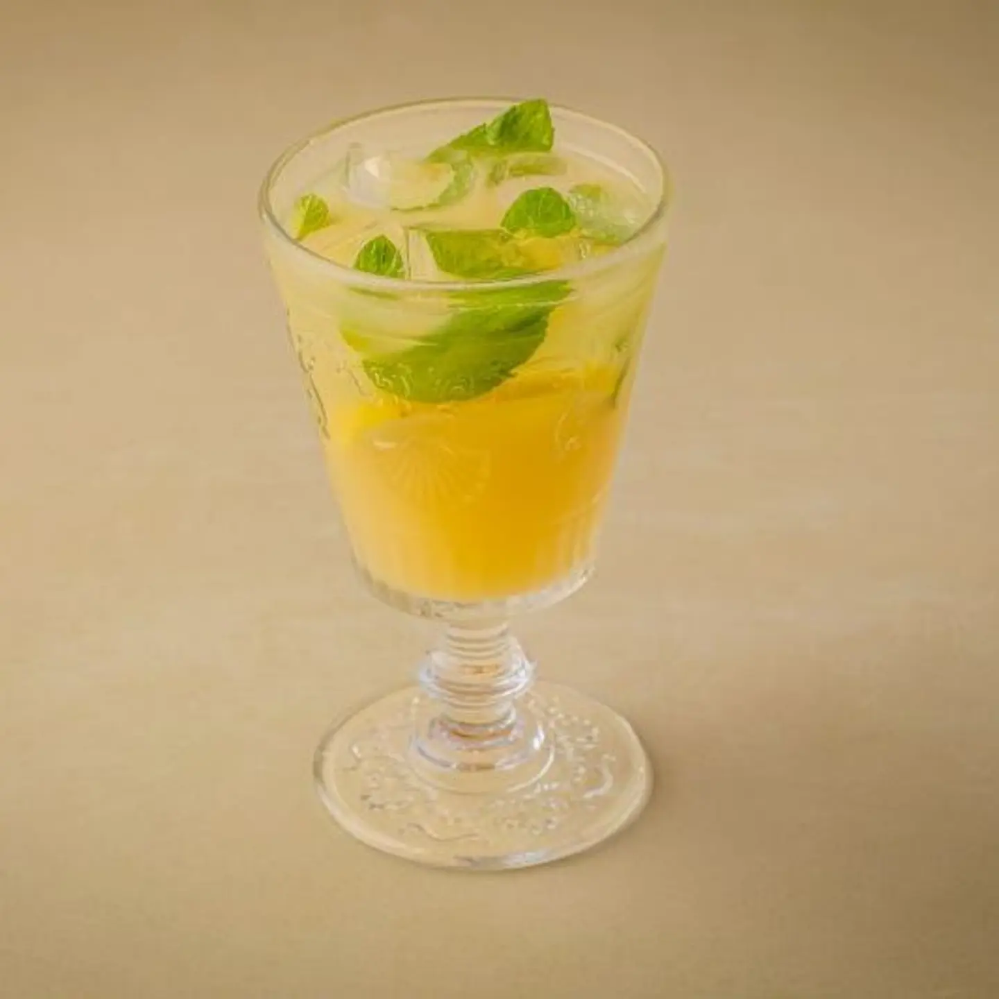 Minted Yuzu Green Iced Tea