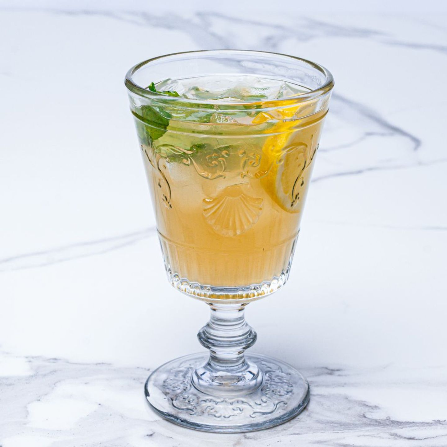 Minted Yuzu Green Iced Tea