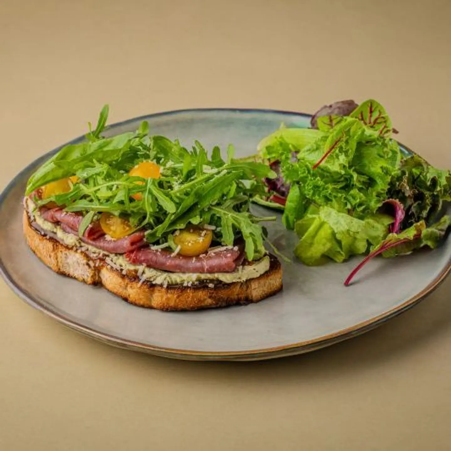 Fig & Pesto Bresaola Sandwich