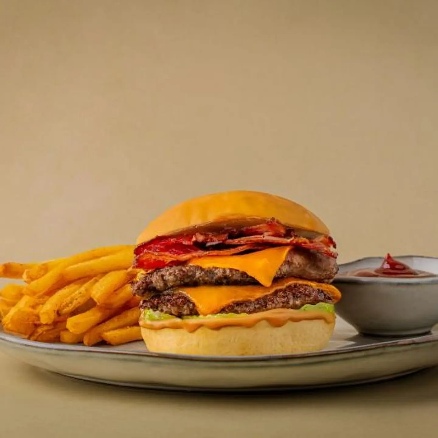 Bacon Double Smash Burger