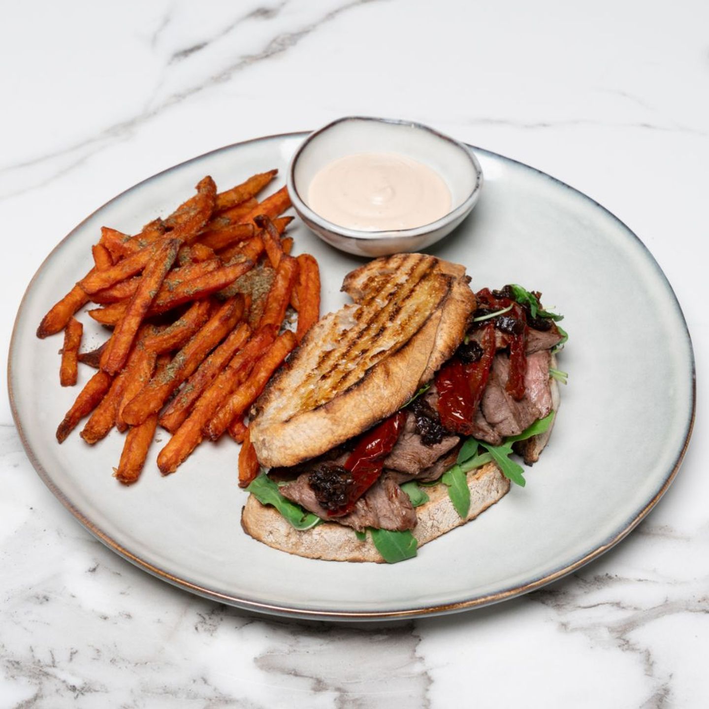 Bacon Jam Steak Sandwich