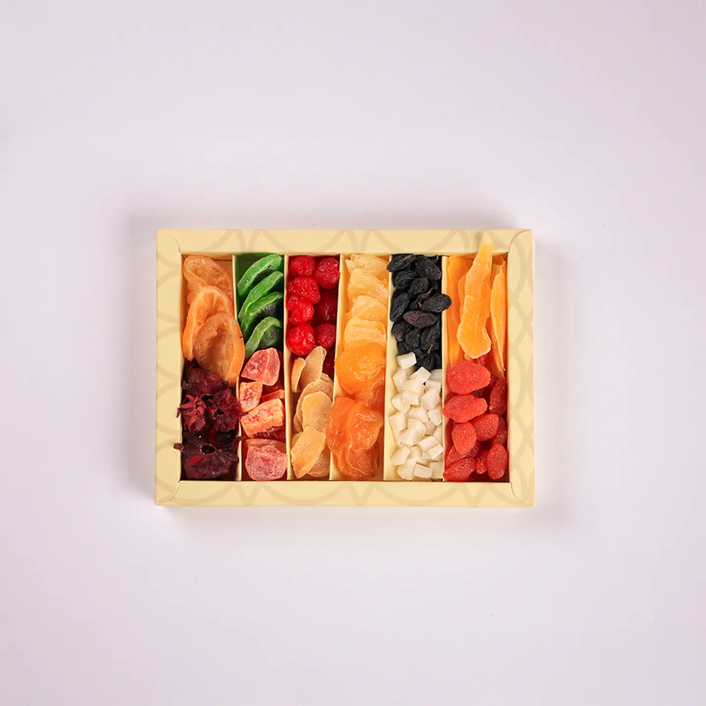 كيس فواكة مجففة مشكل وسط