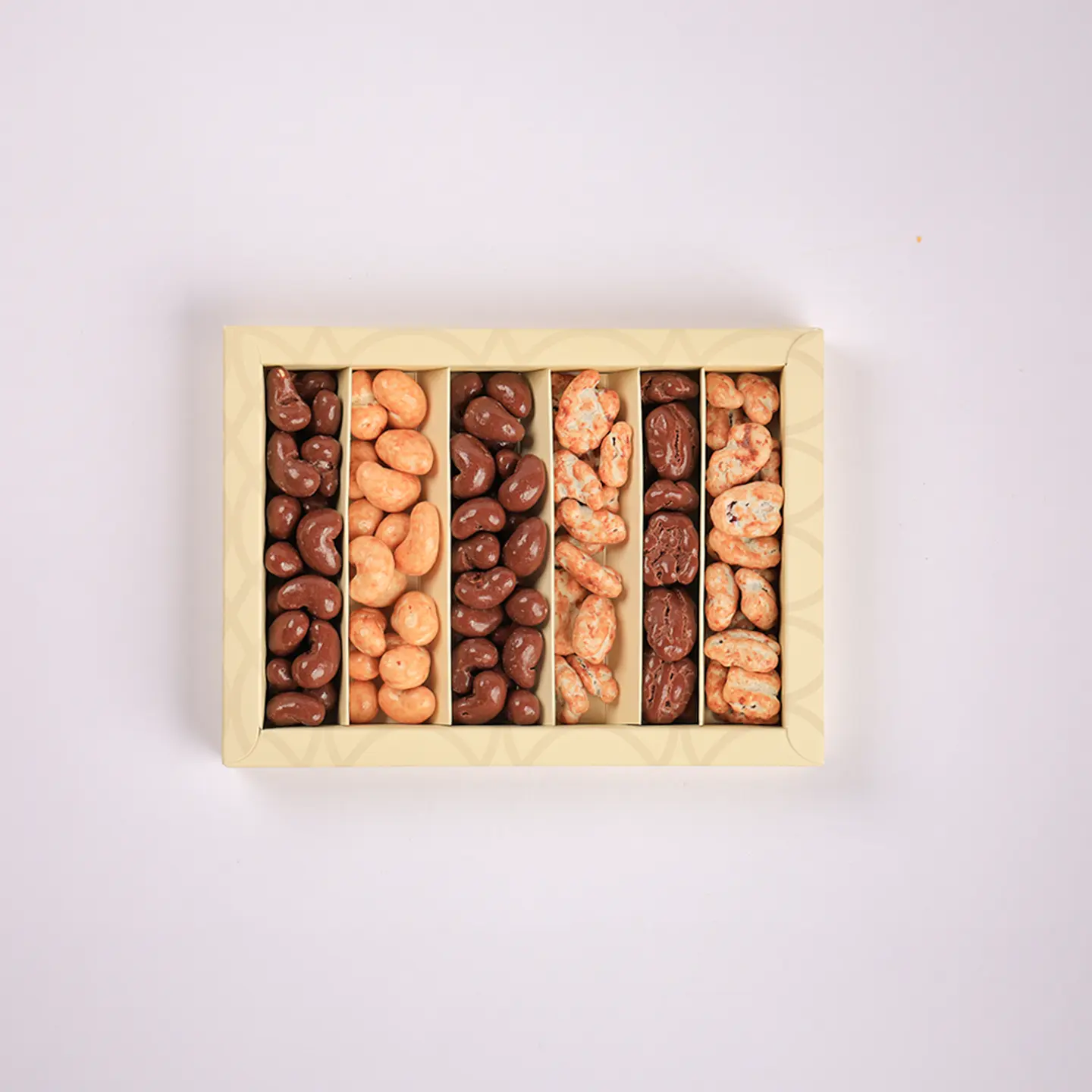 Mixed Candy Box Pecan And Cashew Nuts