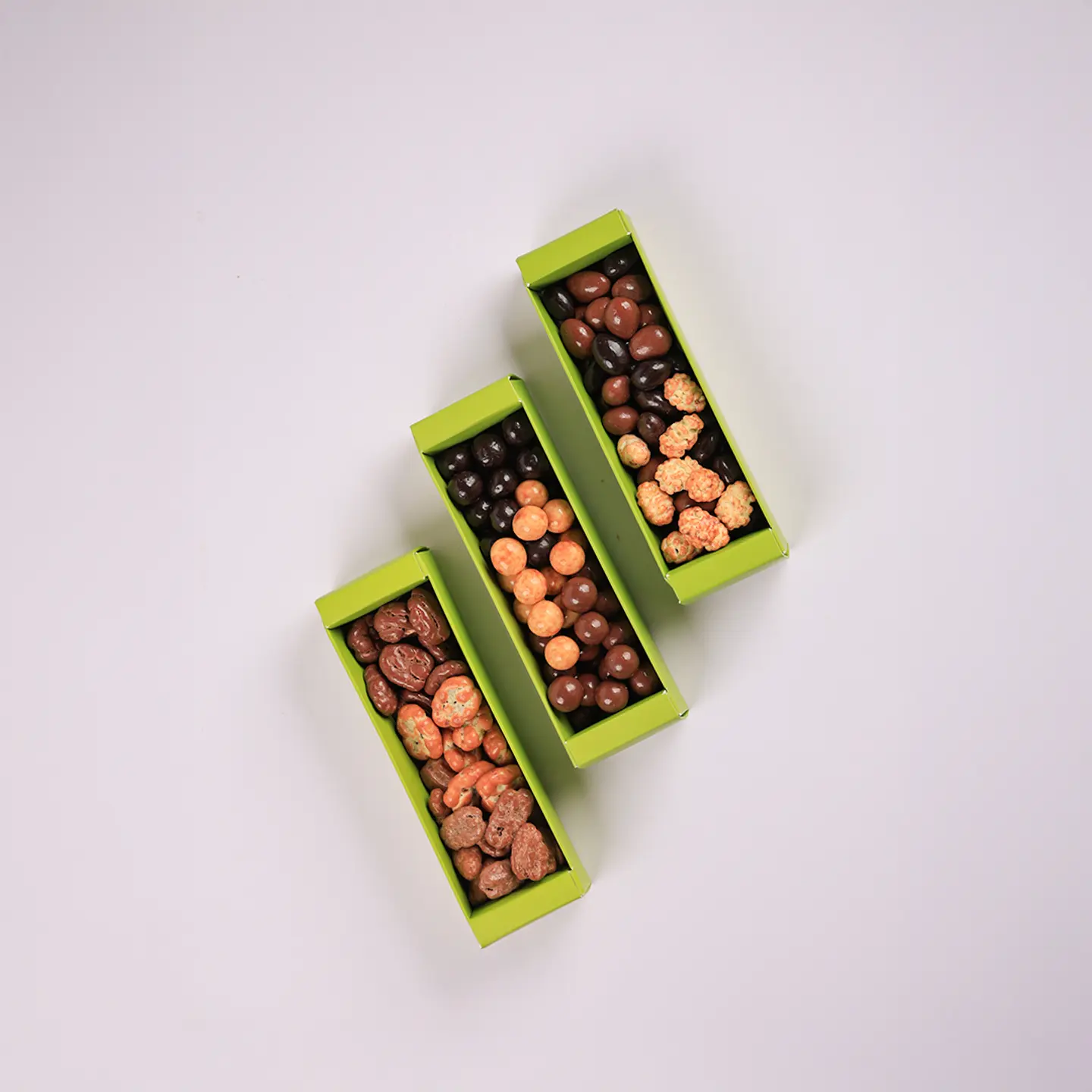 Triple Candy Box Pecan Hazelnut Almond