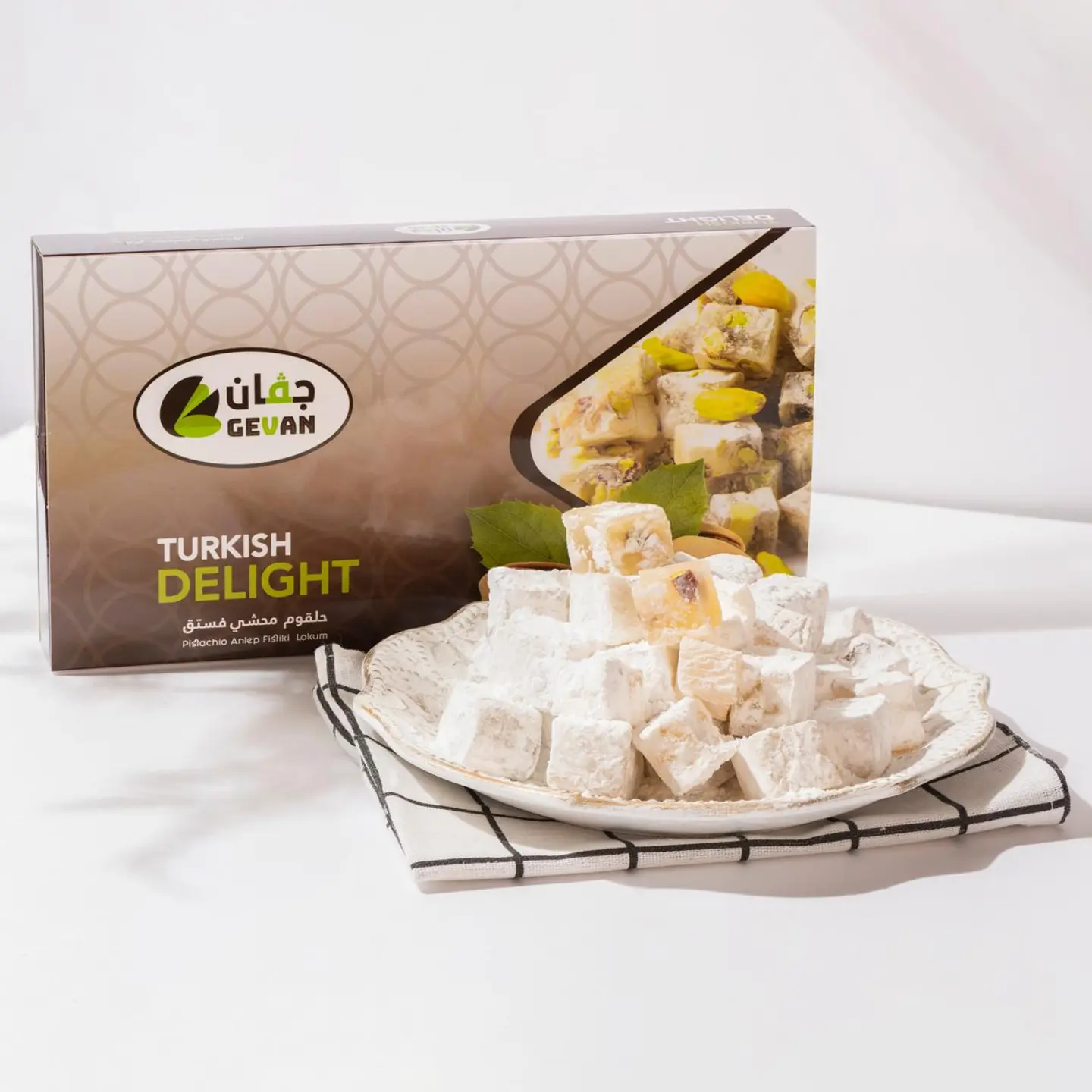 Pistachio Filled Turkish Delight