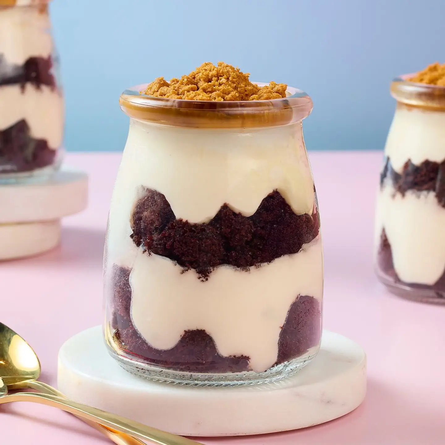 Lotus Chocolate Cheesecake Jar