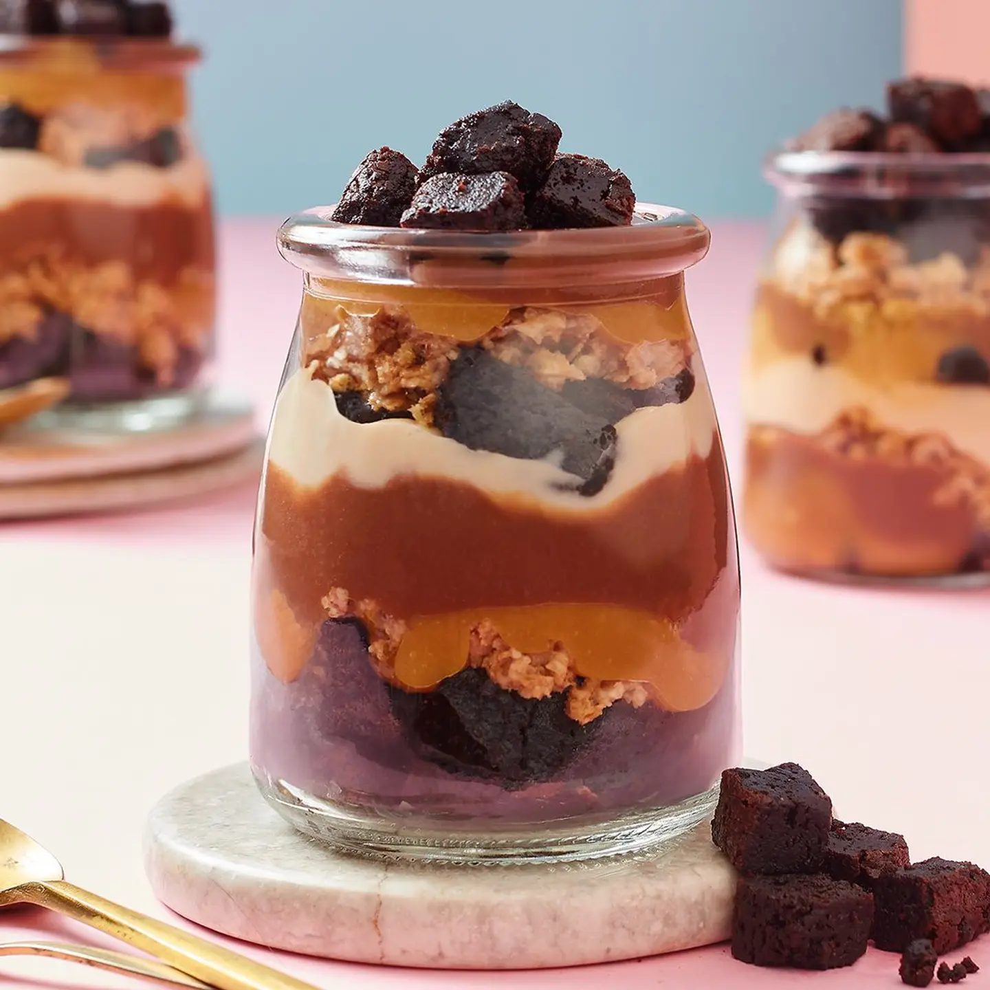 Millionaires Caramel Shortbread Jar