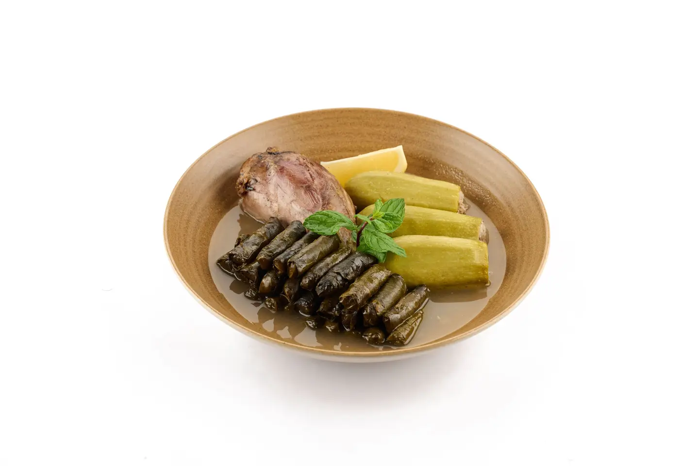 ورق عنب وكوسة باللحم