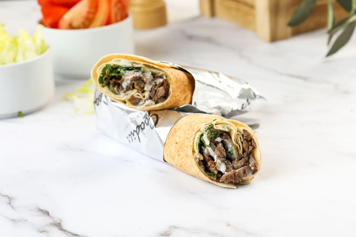 ساندوش شاورما لحم