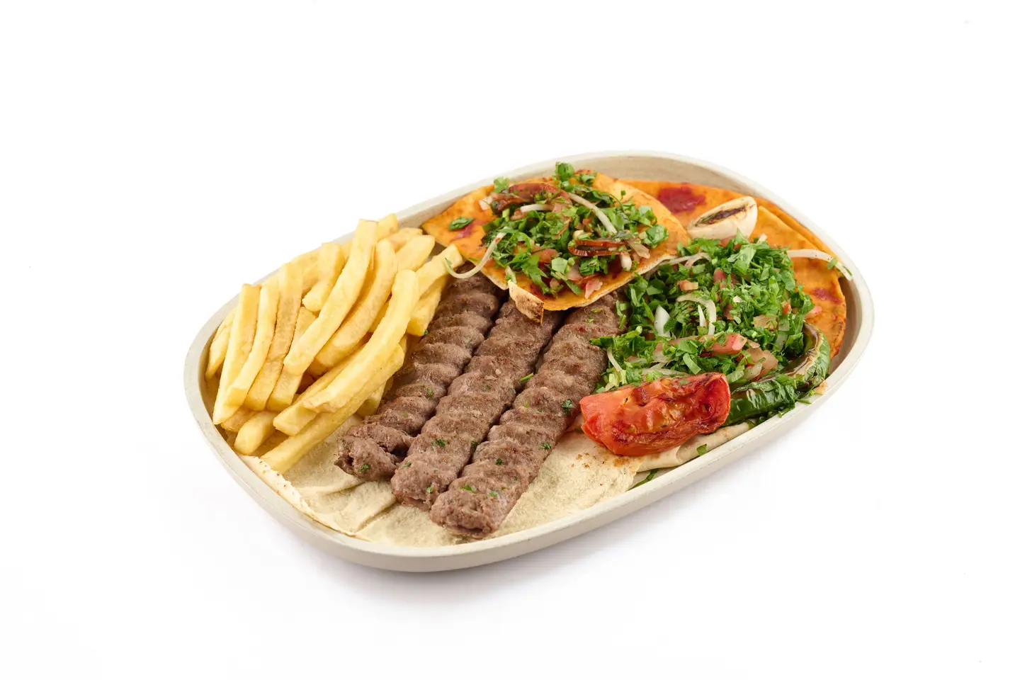 صحن كباب لحم