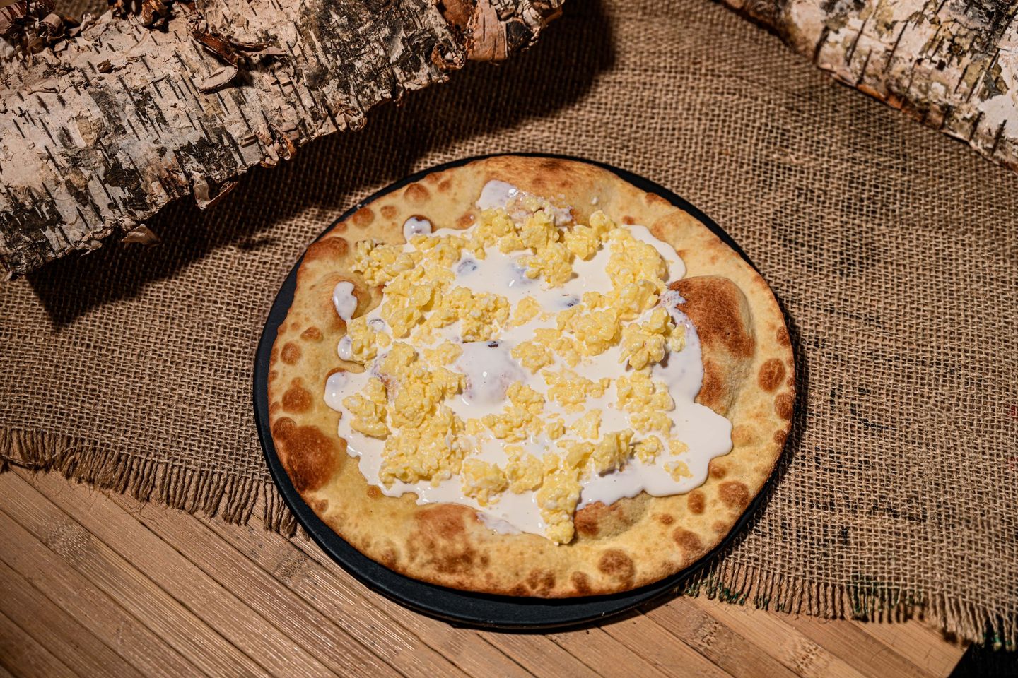 Egg & Spread Cheese Manaqesh