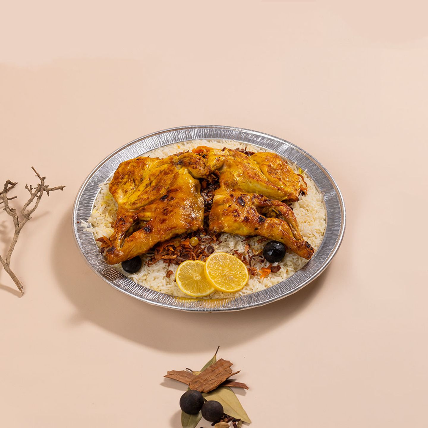 Hataba Chicken With White Smoked Rice Whole