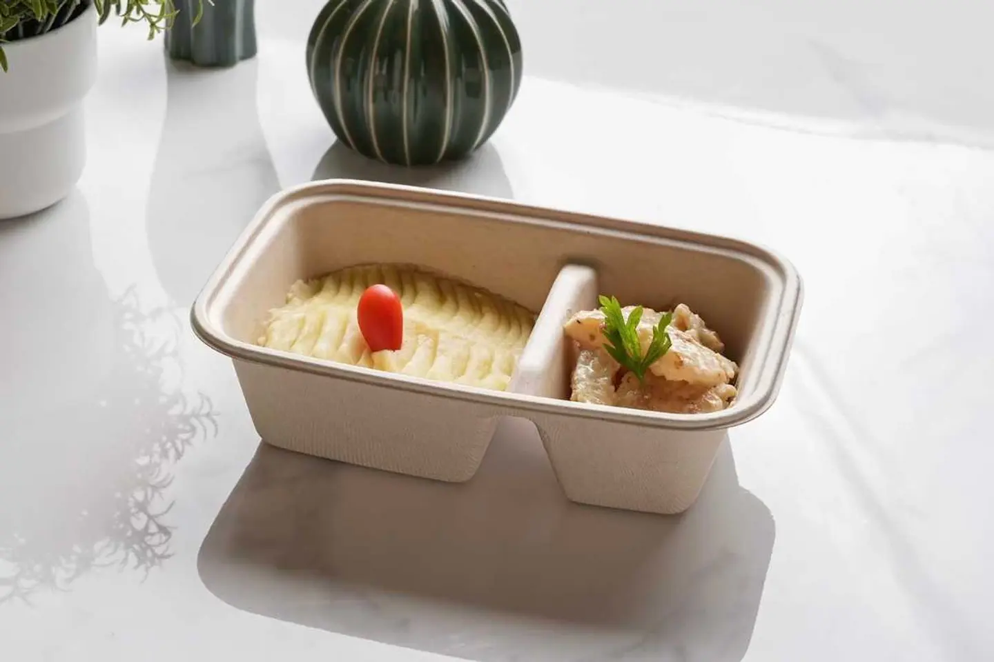 سمك ليمون مع بطاطس مهروسة