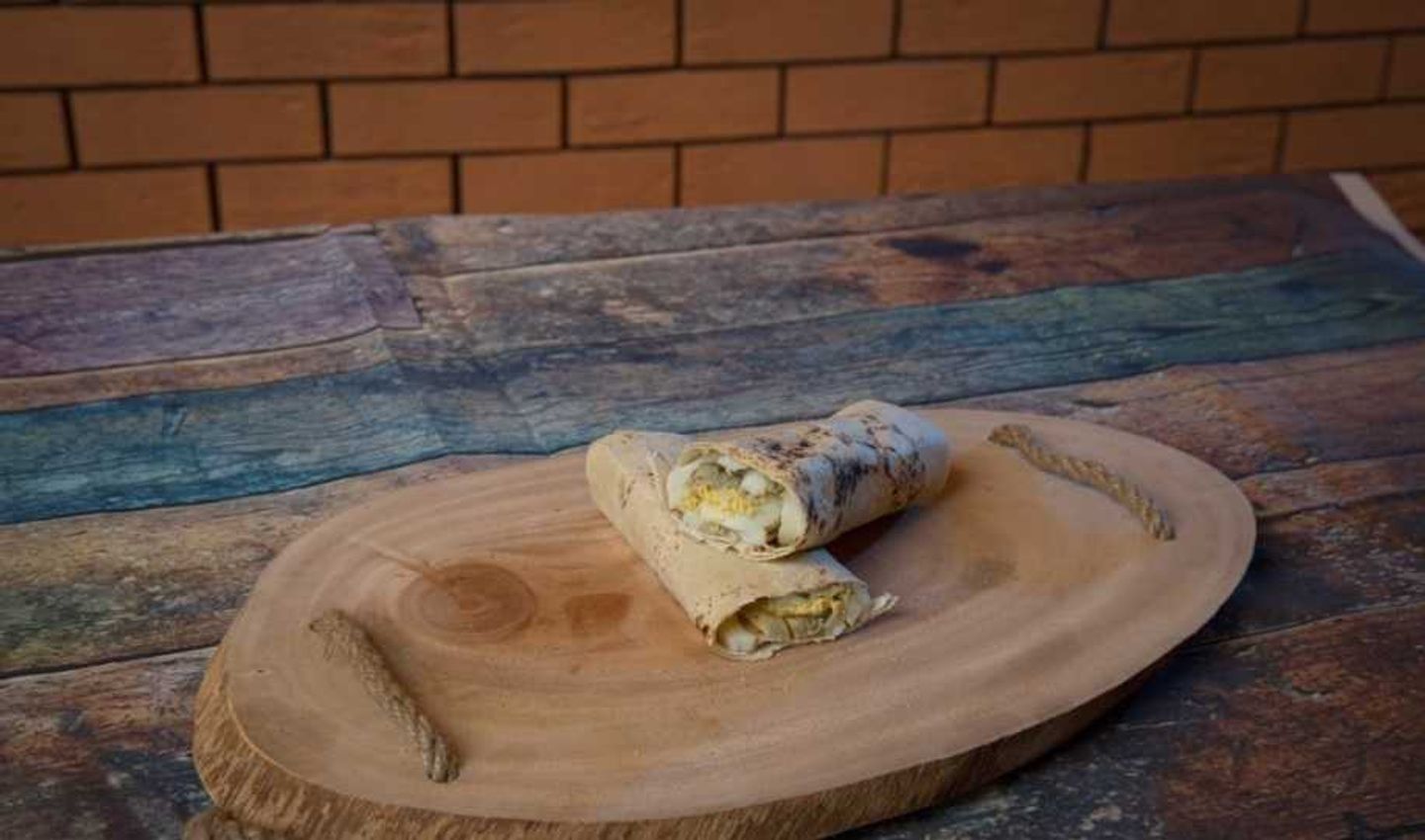 Saj Boiled Egg Sandwich