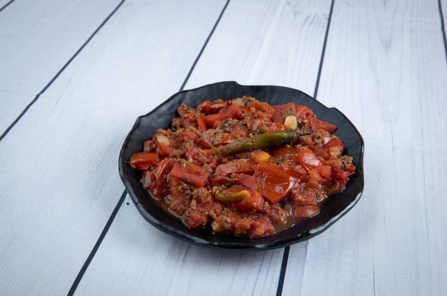Tomato Frying Pan With Meat