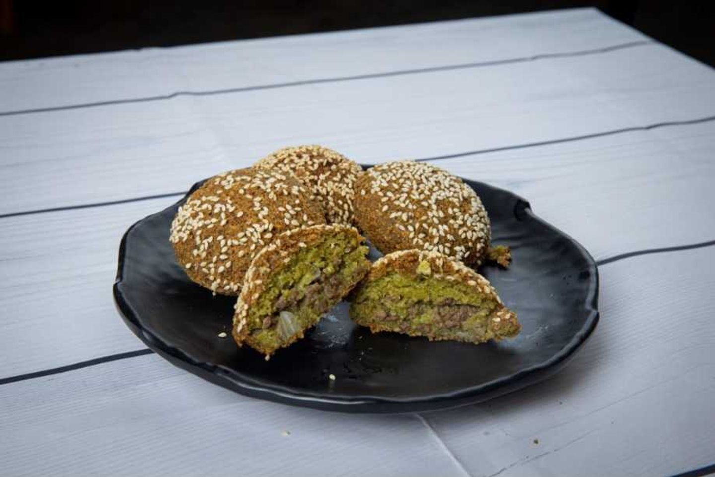 Falafel Stuffed With Meat