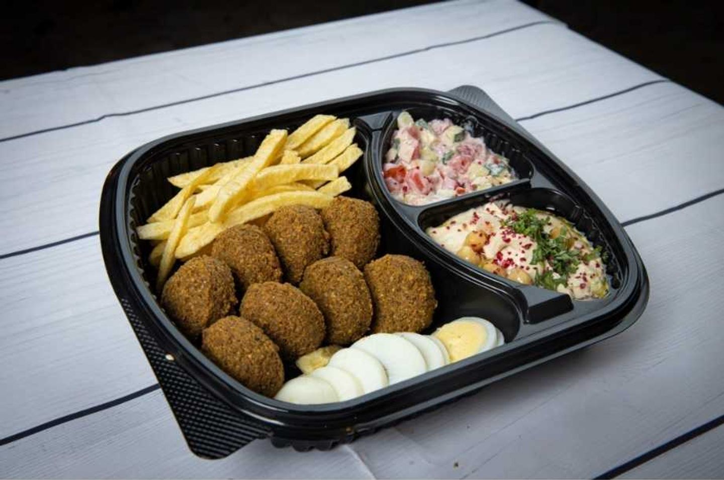 Small Plain Mixed Falafel Plate