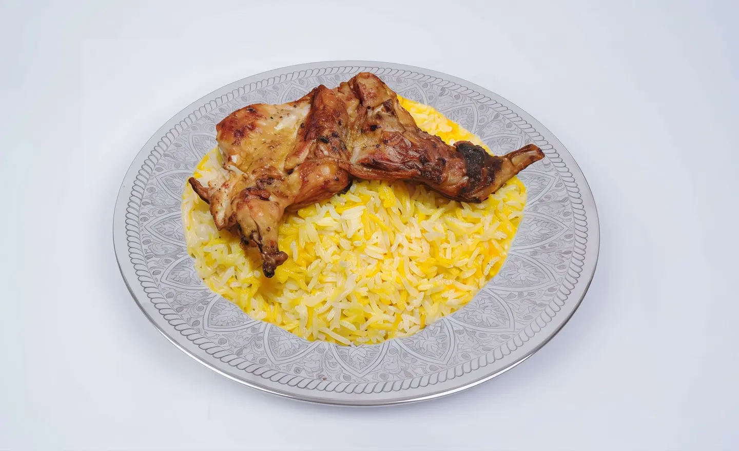 نصف مظبي مع رز المندي