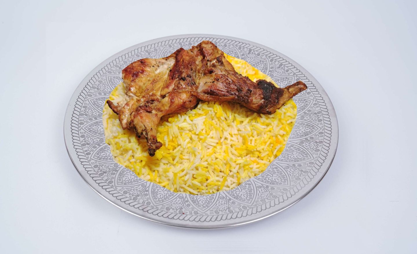 نصف مظبي مع رز المندي
