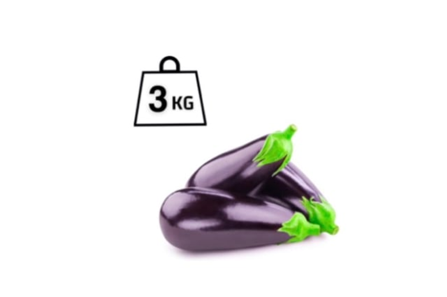 Black Eggplant 3 Kg