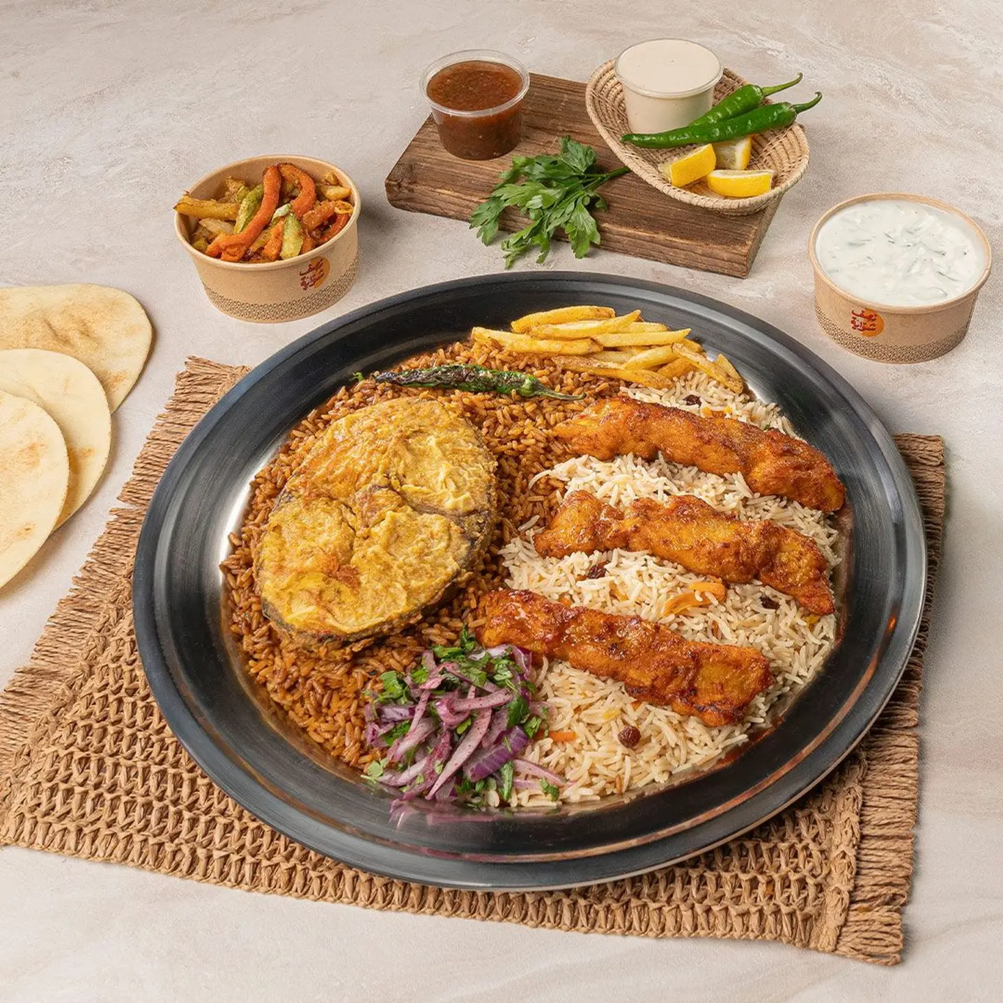 صحن بحري 3 اشخاص