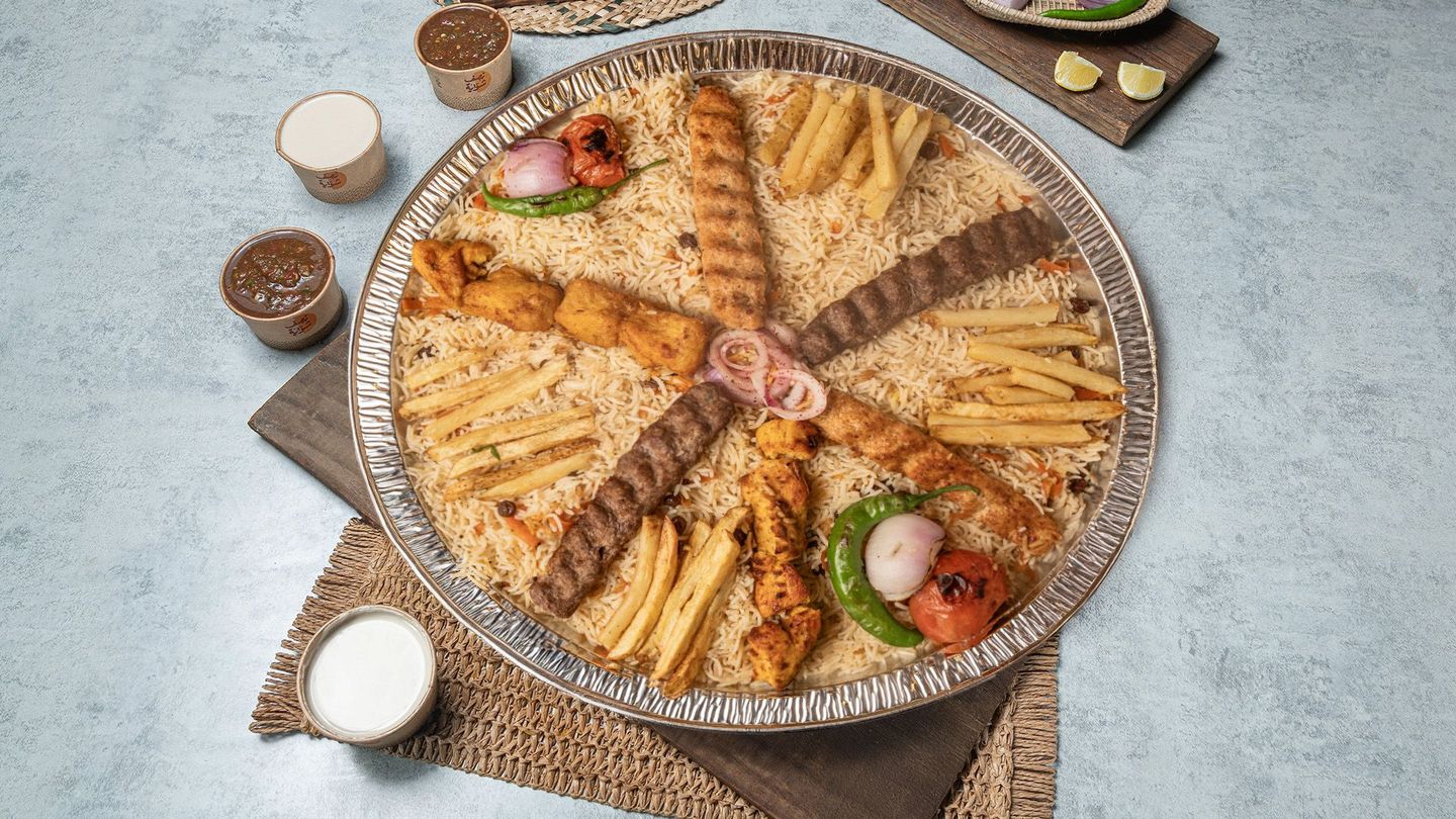 صحن مشويات مشكل صغير