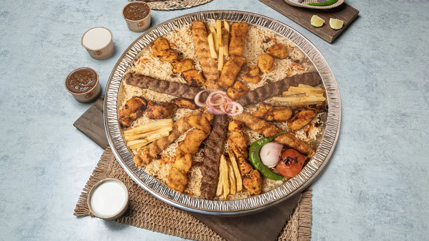 صحن مشويات مشكل كبير
