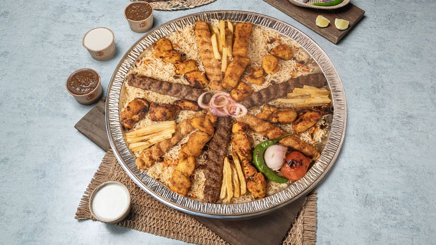 صحن مشويات مشكل كبير