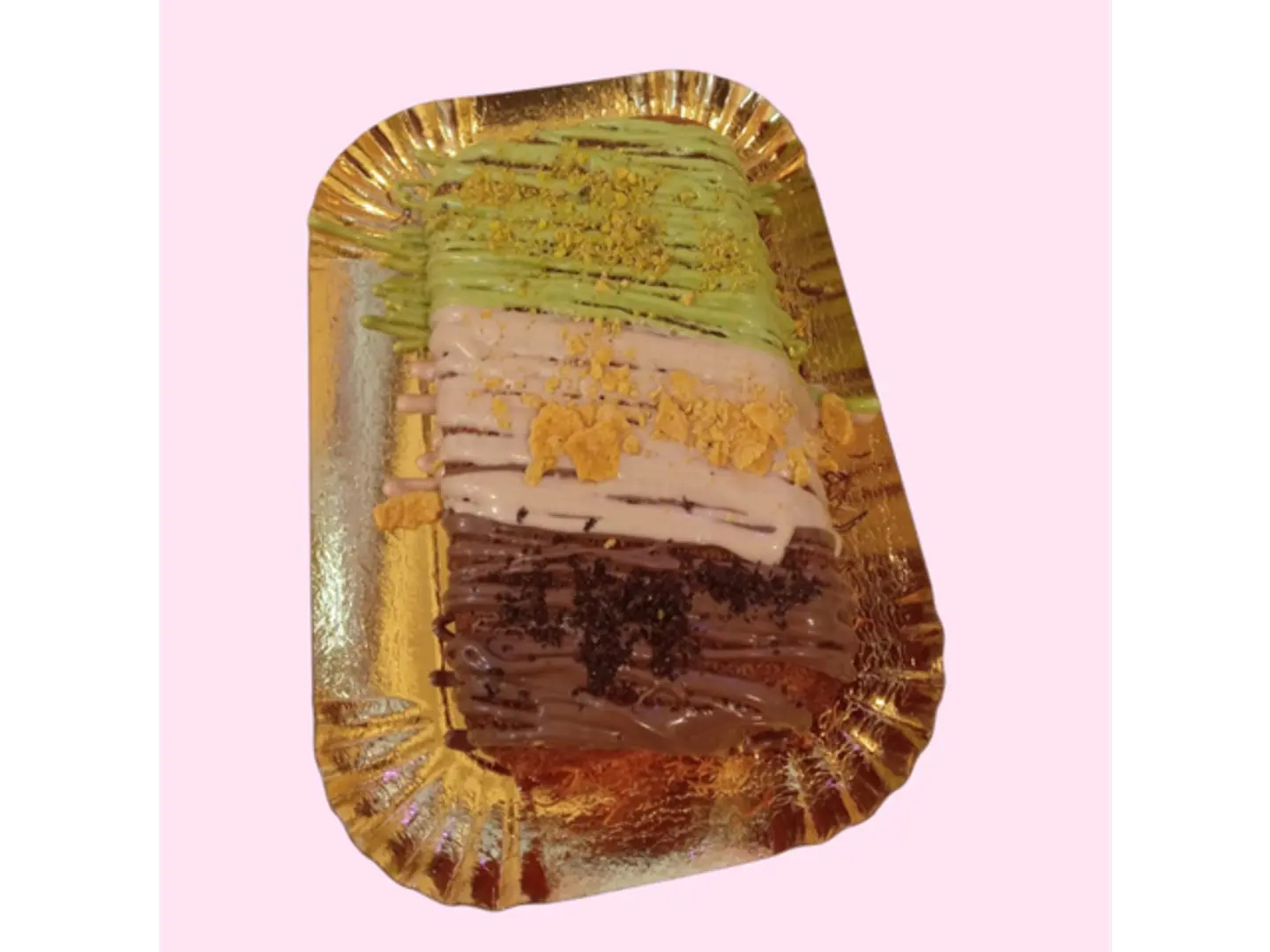 كنافه مستطيله مكس