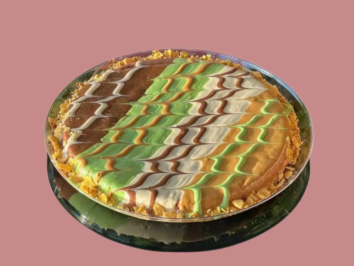 كنافه بالقشطه مكس صغير