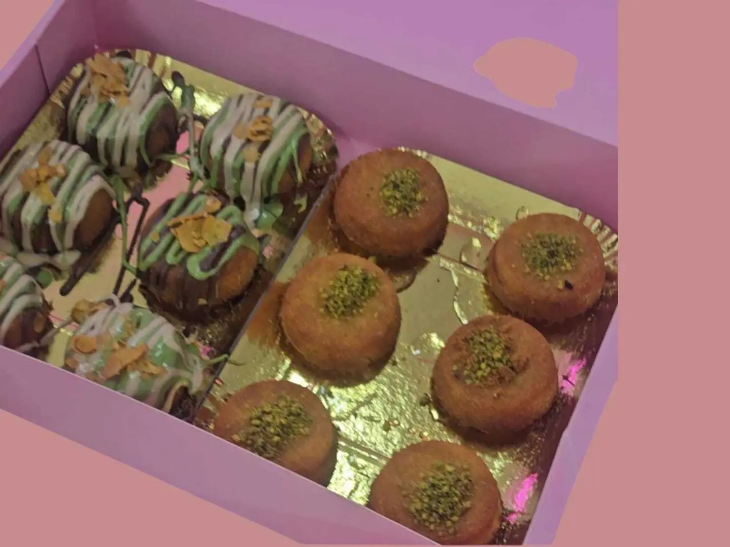 الميني الكنافه 6 حبات