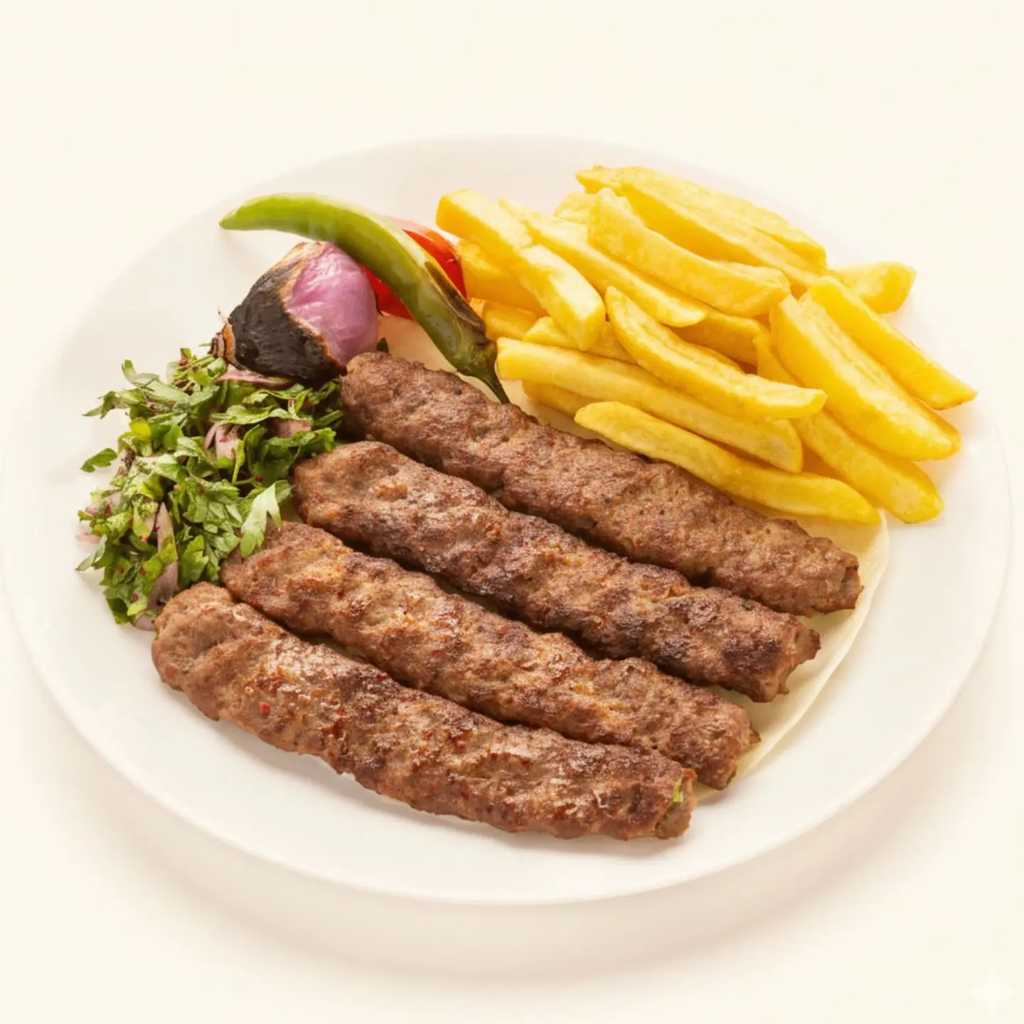 صحن كباب لحم