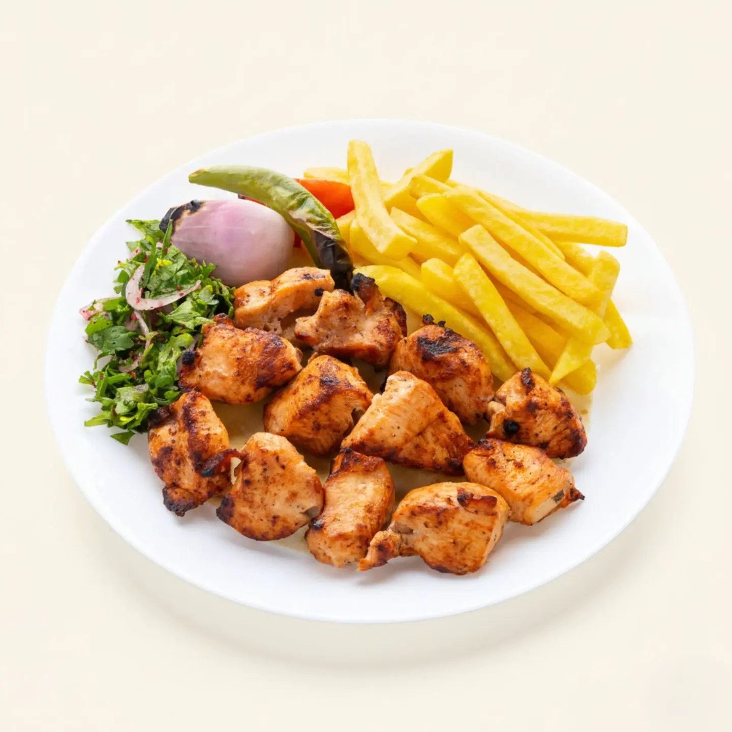 صحن شيش طاووق